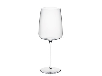 Ručne fúkaný univerzálny pohár na víno RONA Leandros 480 ml s plochým dnom