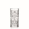 Sada 6 ks vysokých brúsených pohárov RCR Tattoo 370 ml na long drinky a koktaily