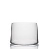 Nízky ručne fúkaný pohár na vodu RONA Leandros 480 ml s plochým dnom