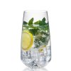 Vysoký ručne fúkaný pohár na vodu a koktaily RONA Santorini Highball 500 ml