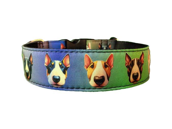 Obojek Mini Bullterrier Hlavy