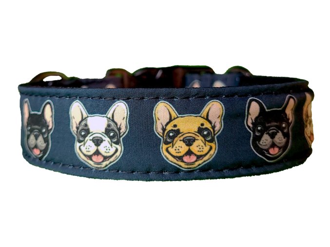 Collar French Bulldog Smile