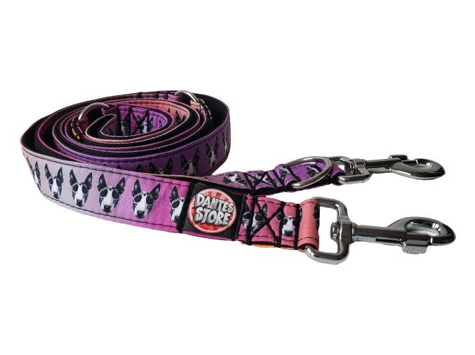 Switchable Leash Bullterrier el Muerto BW
