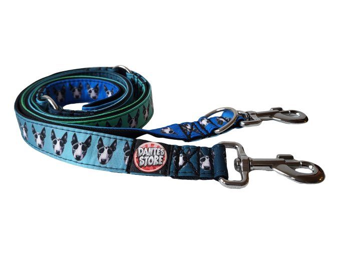 Switchable Leash Mini Bullterrier el Muerto BW