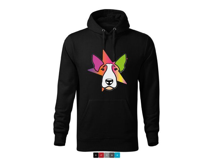 Sweatshirt Men’s Cape Bullterrier Star Pink