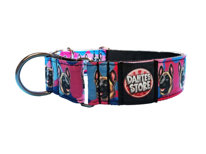 Polostahovací obojek Malinois Army