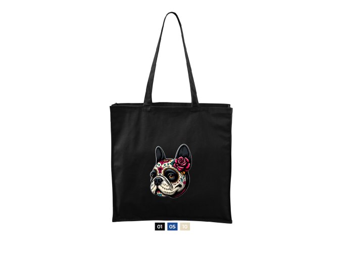 Frenchie El Muerto Rose Black