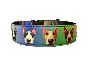 Collar Mini Bullterrier Heads