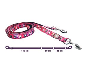Switchable Leash Mini Bullterrier Hlavy