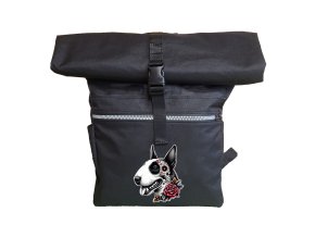 Backpack ROLL-TOP Bullterrier El Muerto Rose
