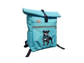 Backpack ROLL-TOP Staffordshire bull terrier El Muerto