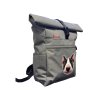 Backpack ROLL-TOP Bullterrier Brindle & White