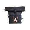 Backpack ROLL-TOP Bullterrier Brindle & White