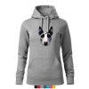 Sweatshirt Women’s Cape Bullterrier El Muerto BW🖤