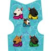 Kšíry mini Bullterrier Bullie Hoodie modrá horní díl
