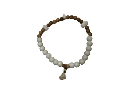 Náramek White halfwood