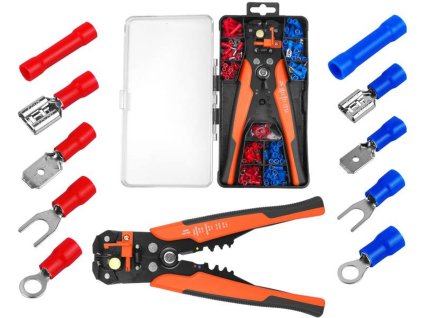 Odstraňovač izolácie a krimpovanie 5v1 0,5 - 6,00 mm + konektory, HS-D1