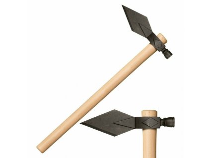 Cold Steel 90AWD Spontoon Diamond Hawk tomahawk - sekera 23,5 cm, drevo, diamantový hrot