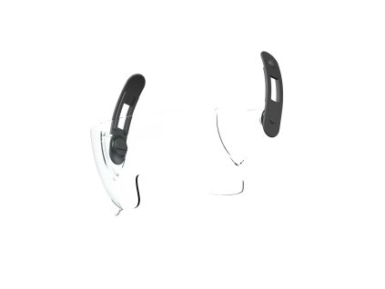 Integrované okuliare na prilbu PAB WH1-O, čire D1077 (Veľkosť D1077)