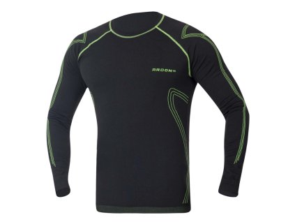 Funkčné tričko ARDON®LYTANIX dl.rukáv čierna-zelená S (Veľkosť S)