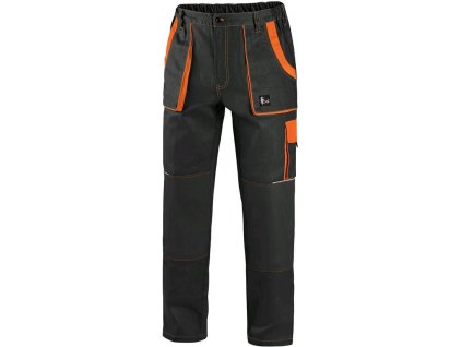 Kalhoty CXS LUXY JOSEF, pánské, černo-oranžové (Velikost 48)