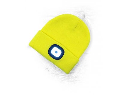 Zimná čiapka s LED svietidlom ARDON®BOAST, žltá hi-vis