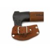 ROSELLI R860D Axe Short Handle Red Elm kempingová sekera 9 cm, drevo brest, kožené puzdro