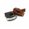 ROSELLI R860D Axe Short Handle Red Elm kempingová sekera 9 cm, drevo brest, kožené puzdro