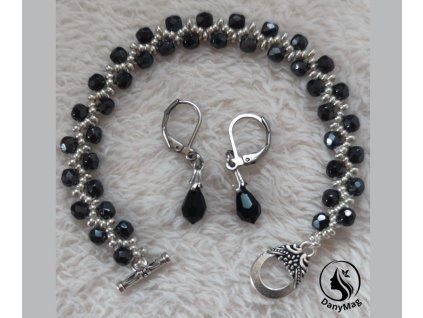Souprava - náramek, náušnice.