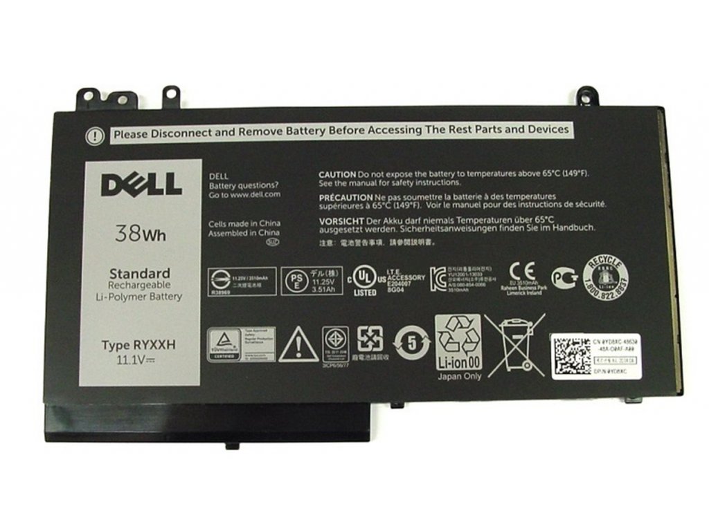 Dell Baterie 3-cell 38W/HR LI-ON pro Latitude 3100,3150,3160,E5250,E5450,E5550