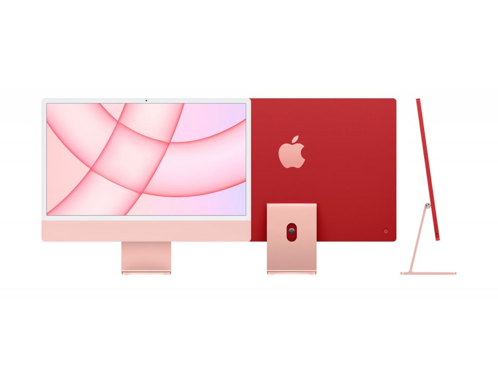Apple iMac/24"/4480 x 2520/M1/8GB/256GB SSD/M1/Big Sur/Pink/1R
