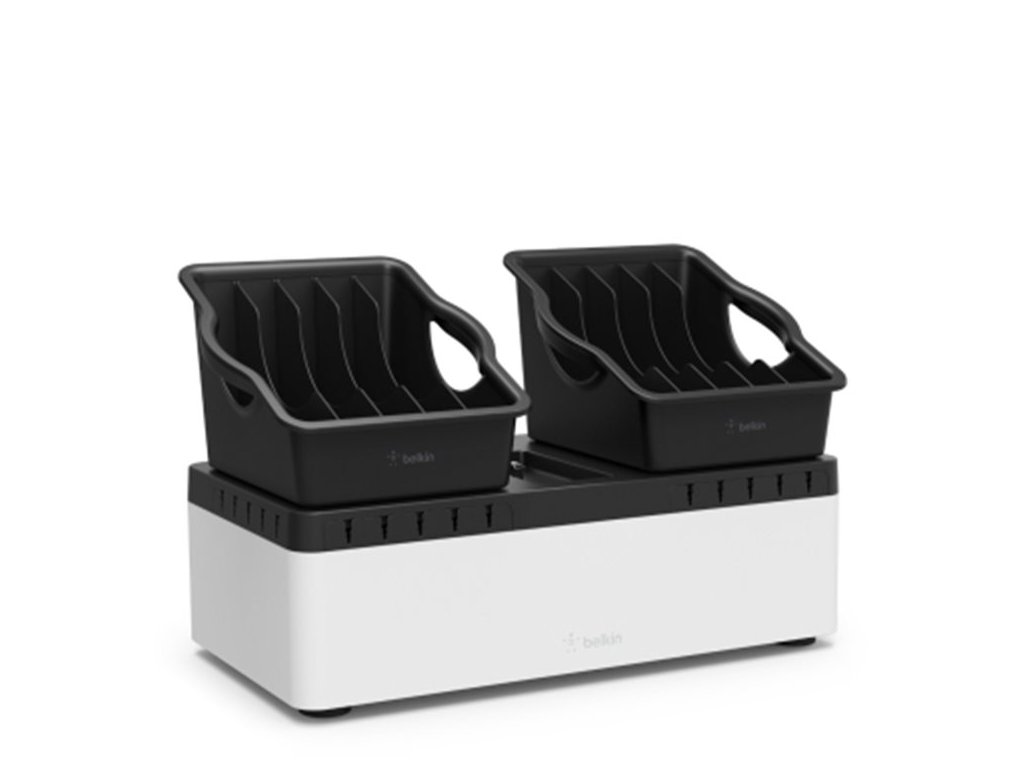 Store and Charge Go with Portable Trays (USB Compatible)