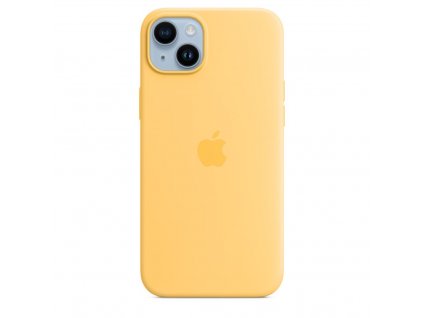 iPhone 14+ Silicone Case with MS - Sunglow