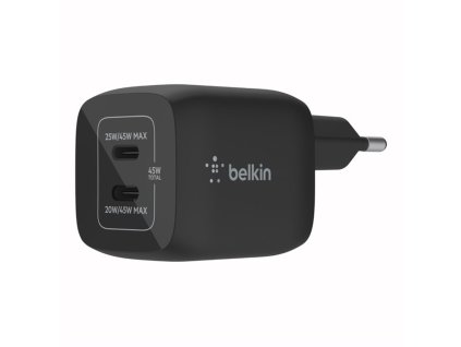 132673470 WCH011 Belkin 45W Dual USB C Wall Charge s