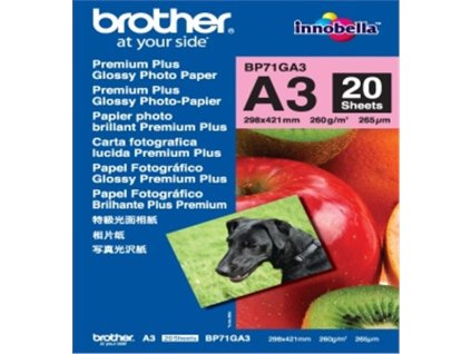 BP71GA3, 20 listů, A3 Premium Glossy, 260g