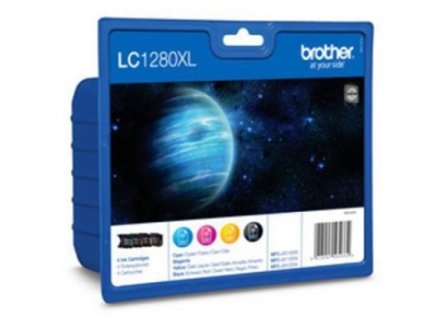 LC-1280XLVALBP (inkoust multipack-černá+tři barvy)