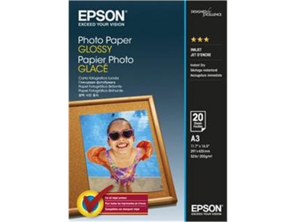 EPSON Photo Paper Glossy A3 20 listů