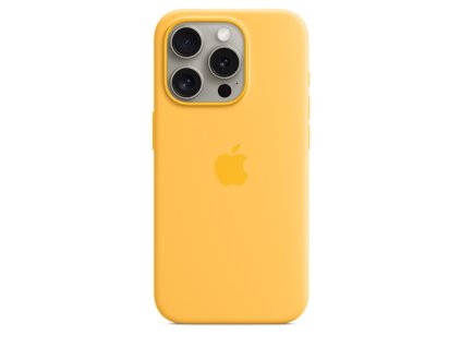 iPhone 15 Pro Silicone Case with MS - Sunshine