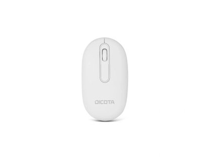 Dicota BT/2.4G DESKTOP/Kancelářská/Optická/1 600 DPI/Bezdrátová USB + Bluetooth/Bílá