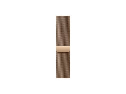apple watch series 10 gold milanese loop flat crop s