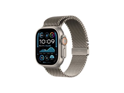 apple watch ultra 2 49mm natural titanium milanese s