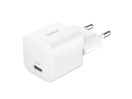 BELKIN 25W USB PD nabíjecí adaptér bílý