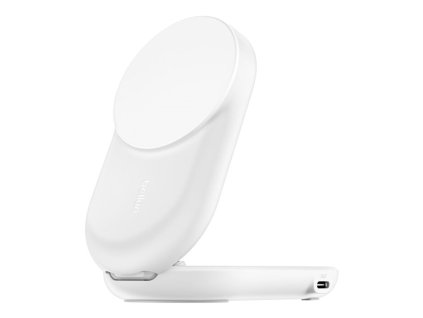 BELKIN ULTRACHARGE 25W Qi2 2v1 mag bílá + USB-C kabel