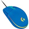 Logitech G102 Lightsync/Herní/Optická/Drátová USB/Modrá