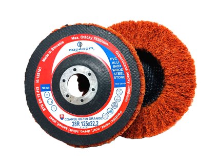 28R 125x22,2 R80 100 Coarse Orange