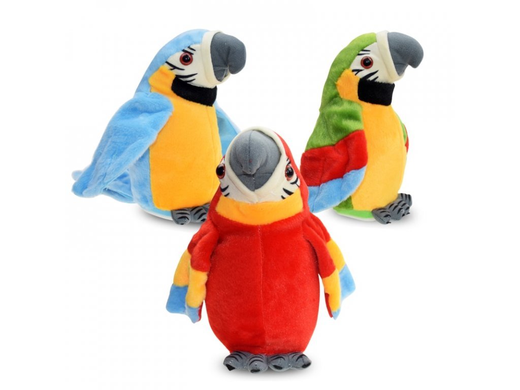 87932 1 0 electric talking parrot plush toys cute speaking record repeats waving wings electronic bird stuffed plush toy