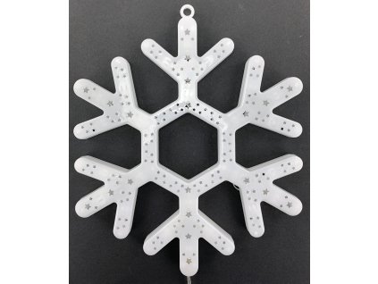 Svítící LED vločka - různé velikosti (Osvětlení 29 cm)