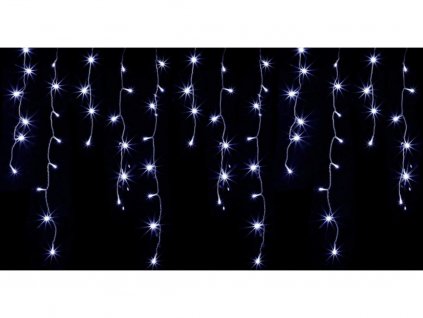 Vonkajšie vianočné LED záves - studena biela 500 až 2000 diód