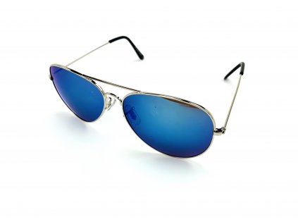 Sluneční Brýle Aviator - Modré zrcadlové