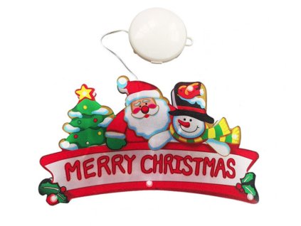 vanocni-led-zavesna-dekorace-do-okna-merry-christmas--santa-a-snehulak-